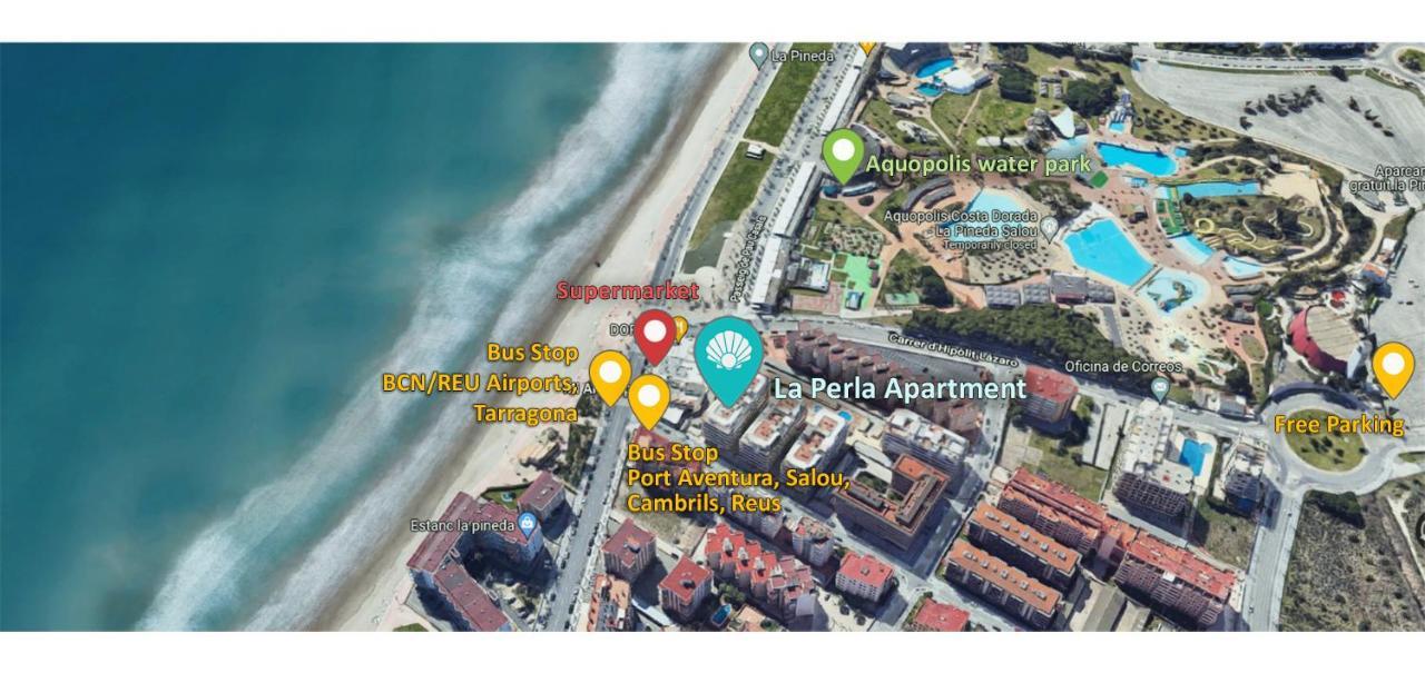 La Perla Apartment, Paradis Park, La Pineda - Atico 1ª Linea - Solarium - Wifi - Piscina Esterno foto